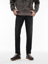 Men's Dark Gray Stretch Slim Fit Jeans